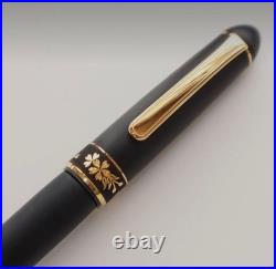 NEW Platinum #3776 Higo Zogan Sakura Fountain Pen 14K M Medium Nib Japan Rare