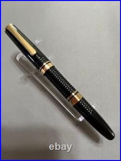 NEW Platinum Rare Early Model 3776 Gathered Fountain Pen Transparent Japan