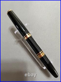 NEW Platinum Rare Early Model 3776 Gathered Fountain Pen Transparent Japan