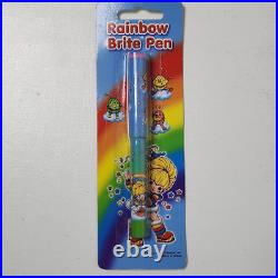 NEW RAINBOW BRITE journal ink pen postcard hologram RAVE sticker Hot Topic RARE