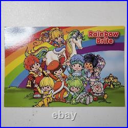 NEW RAINBOW BRITE journal ink pen postcard hologram RAVE sticker Hot Topic RARE