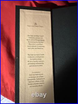 NEW RARE BOXED! OOP GRAF VON FABER CASTELL Guilloche BLUE c 2000 BALL POINT PEN