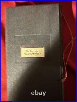 NEW RARE BOXED! OOP GRAF VON FABER CASTELL Guilloche BLUE c 2000 BALL POINT PEN