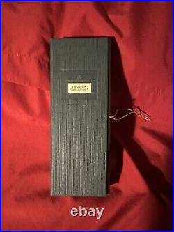 NEW RARE BOXED! OOP GRAF VON FABER CASTELL Guilloche BLUE c 2000 BALL POINT PEN