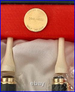 NEW & RARE Pelikan GOLF Limited Edition #842 Fountain & Ball Pen Set 18k M NIB NEW & RARE Pelikan GOLF Limited Edition #842 Fountain & Ball Pen Set 18k M NIB