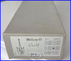 NEW & RARE Pelikan GOLF Limited Edition #842 Fountain & Ball Pen Set 18k M NIB NEW & RARE Pelikan GOLF Limited Edition #842 Fountain & Ball Pen Set 18k M NIB