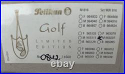 NEW & RARE Pelikan GOLF Limited Edition #842 Fountain & Ball Pen Set 18k M NIB NEW & RARE Pelikan GOLF Limited Edition #842 Fountain & Ball Pen Set 18k M NIB