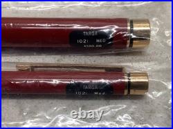 NEW RARE Sheaffer Targa 1021s Imperial Red Ballpoint and Pen Set White Dot