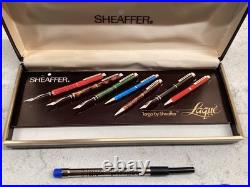 NEW RARE Sheaffer Targa 1021s Imperial Red Ballpoint and Pen Set White Dot