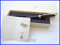 NEW RARE, authentic Glashütte Original watch black and gold ballpoint pen wit