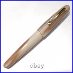 NEW Rare Item Natural Material Buffalo Horn Barrel B Fountain Pen Transparent