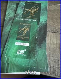 NEW Rare Montblanc Ltd. Edition Gold Louis XIV Fountain Pen (4810) #798/4810 NEW Rare Montblanc Ltd. Edition Gold Louis XIV Fountain Pen (4810) #798/4810