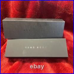 NIB/Rare Find Hugo Boss Advance Textured Leather Ballpoint Pen HSU5984 NIB/Rare Find Hugo Boss Advance Textured Leather Ballpoint Pen HSU5984