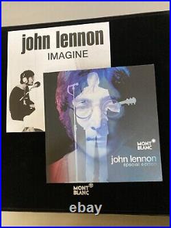 NIB Rare Lmt Ed Montblanc John Lennon Ballpoint Pen Set withVinyl Record 105808