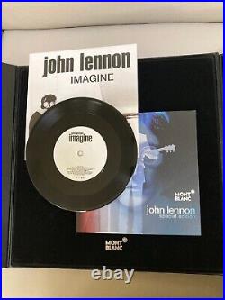 NIB Rare Lmt Ed Montblanc John Lennon Ballpoint Pen Set withVinyl Record 105808