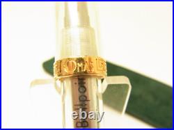 NOS Italian OMAS OGIVA Rare DEMONSTRATOR Ballpoint Pen Perrier Jouet Sleeve