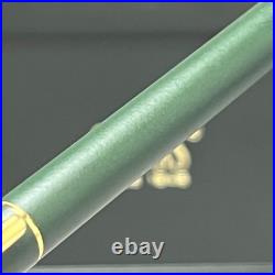 NOS RARE Cross Matte Green & 23K Gold Trim Ballpoint Pen #2602? Black Ink
