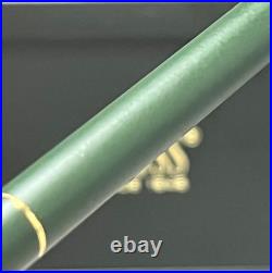 NOS RARE Cross Matte Green & 23K Gold Trim Ballpoint Pen #2602? Black Ink