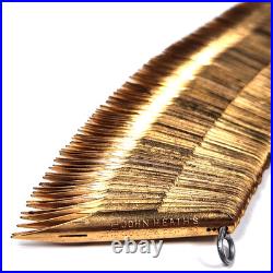 NOS Rare Factory Batch of 175 John Heath's Colonial 1895 Golden Coated Dip Nibs