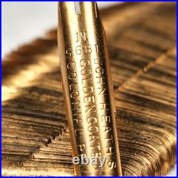 NOS Rare Factory Batch of 175 John Heath's Colonial 1895 Golden Coated Dip Nibs