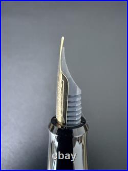NOS Rare PILOT Custom Art Craft Wood Fountain Pen 14K F-Nib Vintage Japan Unused