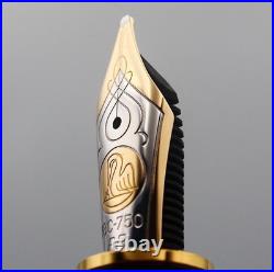 NOS Rare Pelikan Fountain Pen Souverän M800 Brown Black BB nib withBox