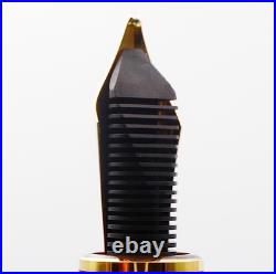 NOS Rare Pelikan Fountain Pen Souverän M800 Brown Black BB nib withBox