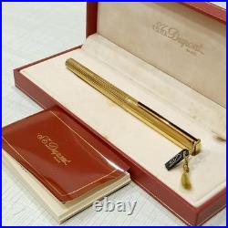 NOS Unused ST Dupont Classic Vermeil Fountain Pen 18k Nib Rare Vintage VP221