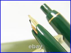 NR MINT KAWECO Kawecosport In Rare Green Fountain Pen 14ct M / Ballpoint & Pouch