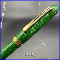 Nakaya Fountain Pen Made in 2004 Nib Gold 14K Fine Used Mint Rare From Japan
