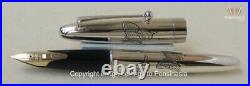 Namiki Sterling Silver Butterfly Fountain Pen Beautifully Etched On The Pen Rare