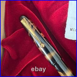 Namiki Yukari Pigeon and Persimmon Maki e Fountain Pen New Unused Rare Collector
