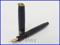 Napoleon 17 Ebonit Piston Fountain Pen 14k Flex Nib Very RARE Vintage 30s