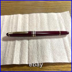 Near Mint Montblanc 144 Bordeaux + W-Germany + 14K B Nib Rare Broad Tip JAPAN