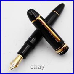 Near mint Rare Montblanc Meisterstuck 149 18C750 Fountain Pen F Nib at 1960s