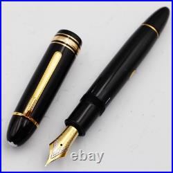 Near mint Rare Montblanc Meisterstuck 149 18C750 Fountain Pen F Nib at 1960s