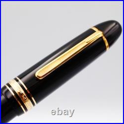 Near mint Rare Montblanc Meisterstuck 149 18C750 Fountain Pen F Nib at 1960s