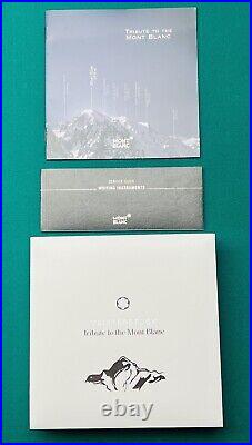 New Authentic RARE Montblanc Tribute White Ballpoint Pen Meisterstuck Mont Blanc