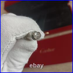 New Cartier Must Vintage Porte Mine Love Pen Trinity Santos Silver Brushed Rare