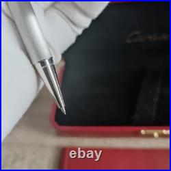 New Cartier Must Vintage Porte Mine Love Pen Trinity Santos Silver Brushed Rare