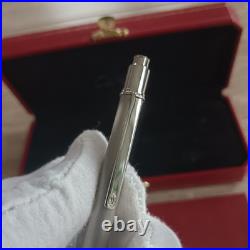 New Cartier Must Vintage Porte Mine Love Pen Trinity Santos Silver Brushed Rare