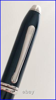 New Cross Townsend Rare Finish New Rollerball Pen Platinum Plated Trim