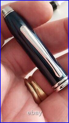 New Cross Townsend Rare Finish New Rollerball Pen Platinum Plated Trim
