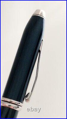 New Cross Townsend Rare Finish New Rollerball Pen Platinum Plated Trim