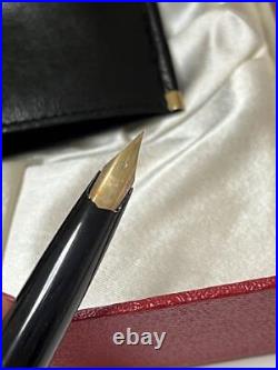 New Discontinued Rare Platinum plaid 14K fine fountain pen sheath Regular