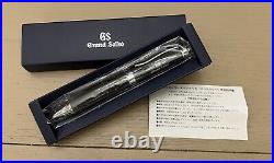 New Grand Seiko Ballpoint pen RARE Black Carbon Complete Box Dealer Gift