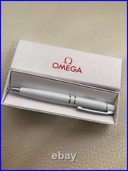 New OMEGA High-end Novelty Ballpoint Pen White Rare Holiday Gifts