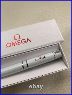 New OMEGA High-end Novelty Ballpoint Pen White Rare Holiday Gifts
