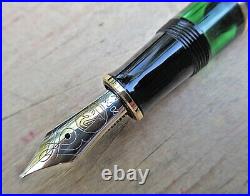 New RARE 1980s 20k nib FLEX W. Germany Pelikan M900 Toledo NOS Ftn Pen MEDIUM