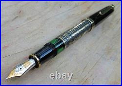 New RARE 1980s 20k nib FLEX W. Germany Pelikan M900 Toledo NOS Ftn Pen MEDIUM